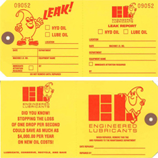 Stop Leak Tags